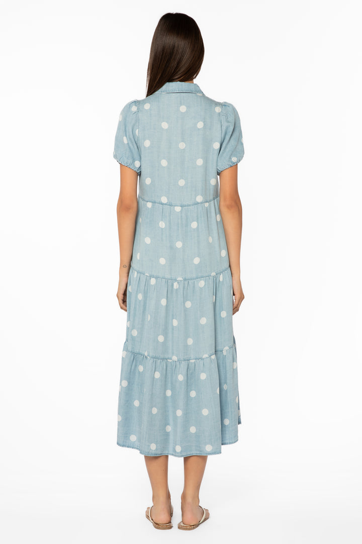 Santiago Dotted Dress - Dresses - Velvet Heart Clothing