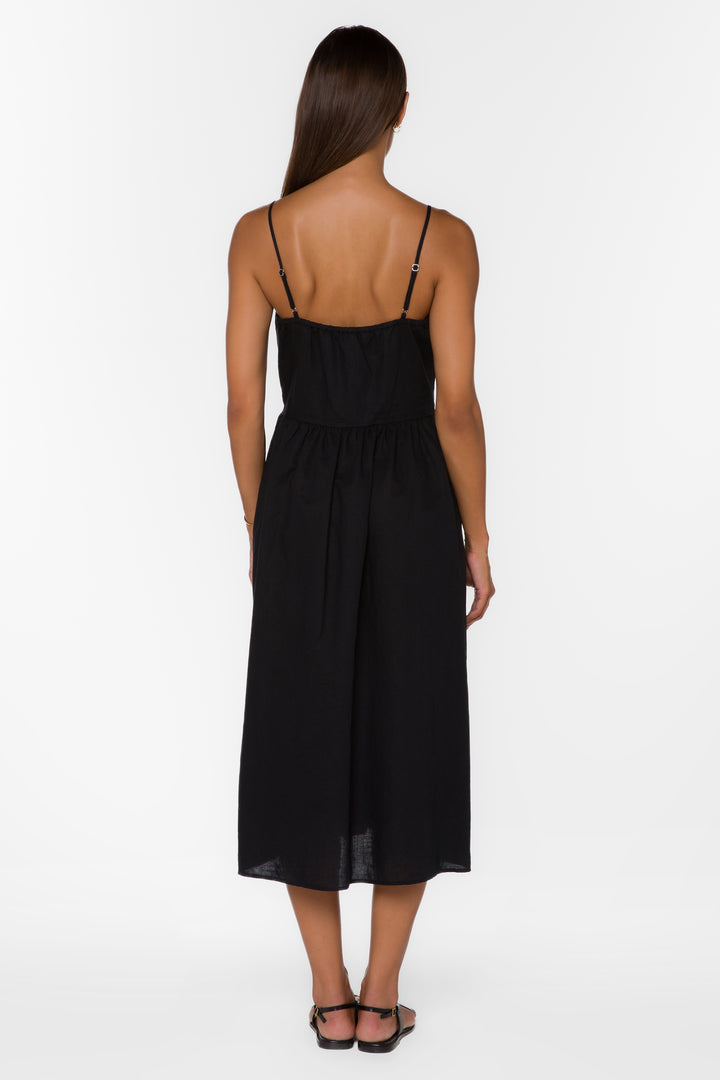 Sonata Black Dress - Dresses - Velvet Heart Clothing
