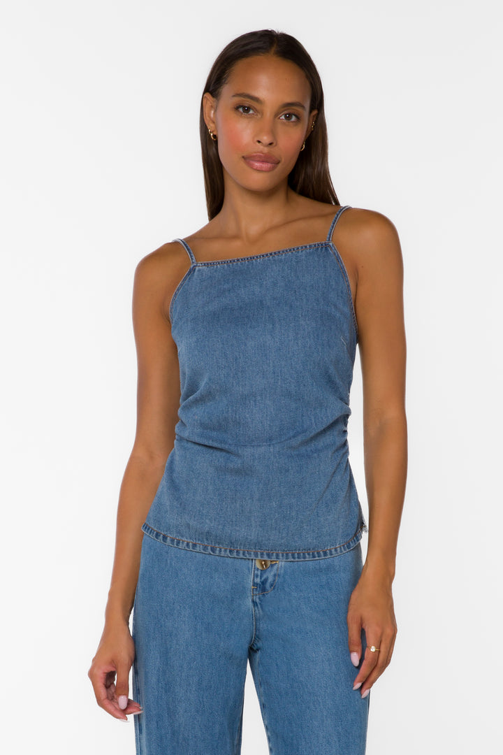 Tiana Blue Cami - Tops - Velvet Heart Clothing