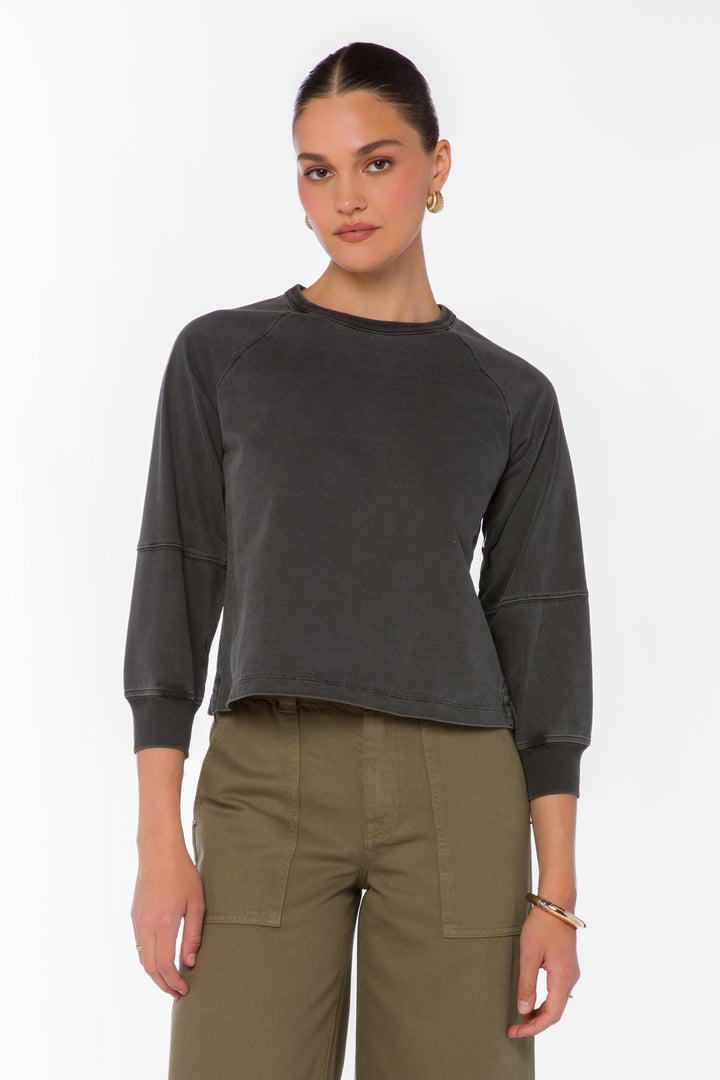 Tinsley Black Long Sleeve Crew Neck shirt