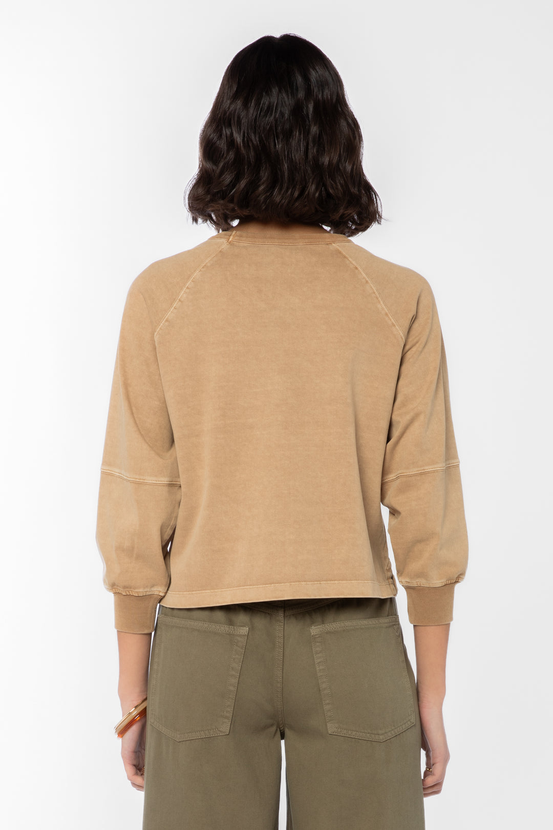 Tinsley Brown Long Sleeve Crew Neck shirt